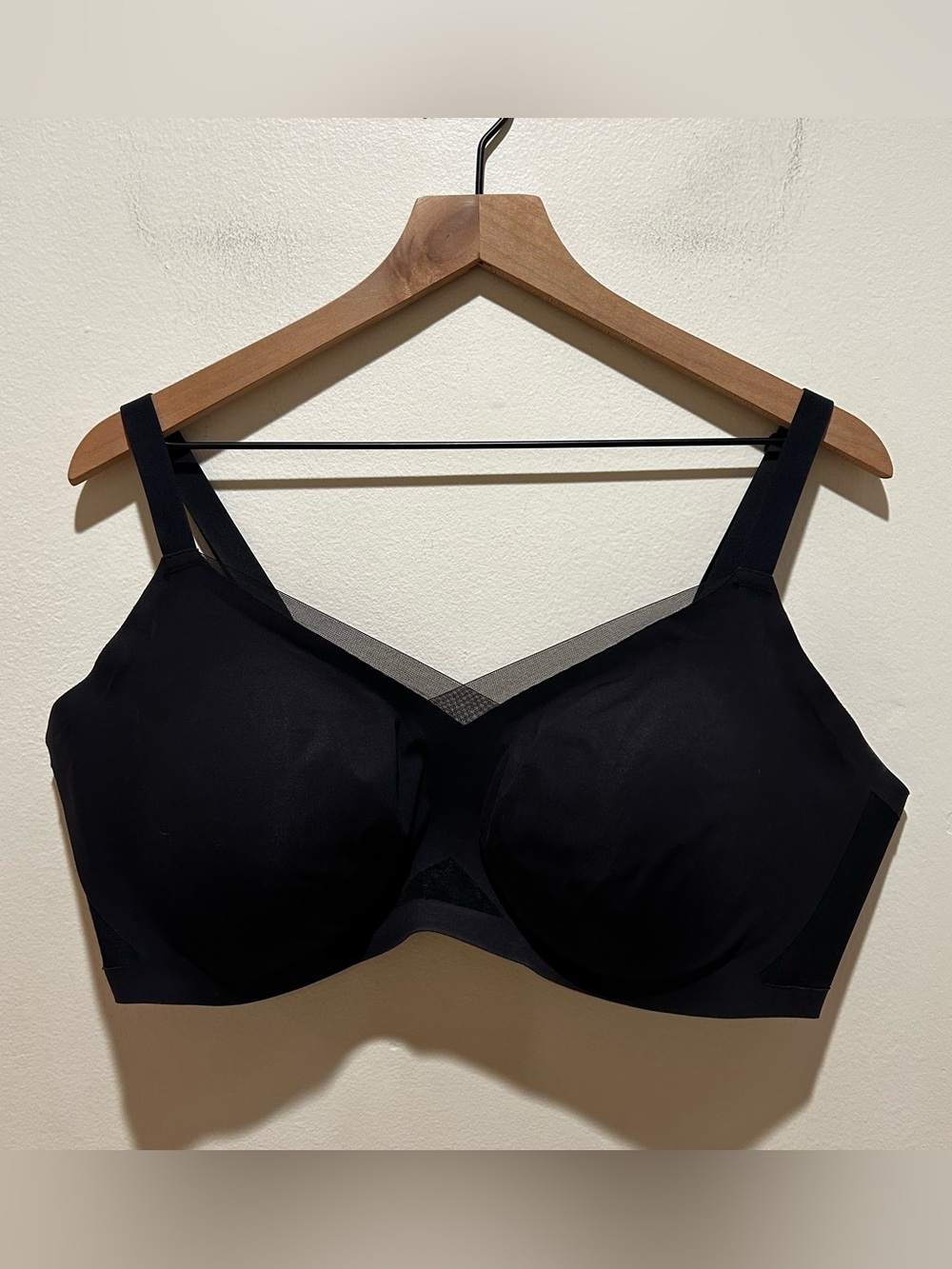 Honeylove Wire Free Crossover Black Bra - Women’s Size 2X 42 C/D